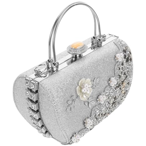 Paquet de soirée femme luxueux aux perles artificielles fines