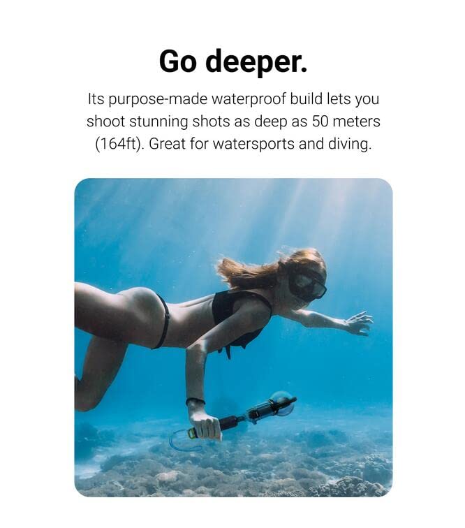 品質のいい Insta360 ONE X2 防水ハウジングケース ダイブハウジング