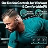 GOLREX Noise Cancelling Ear Buds Wireless Earbuds Bluetooth Headphones with 80H Playtime, Dual LED Display, Wireless Charging Case, Over-Ear Hooks Earphones for Sports Running Gym Workout Black #5