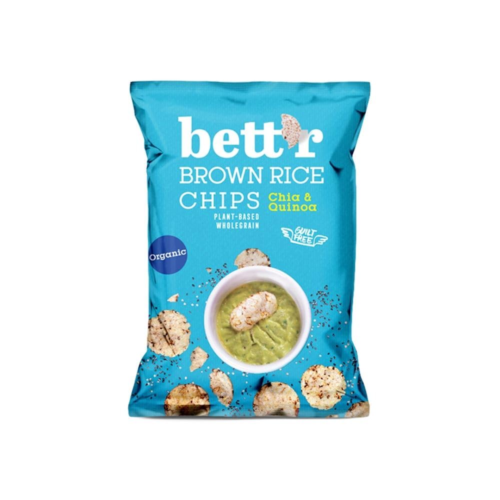 Bett'r Braune Reischips, Chia & Quinoa, 60g (12)