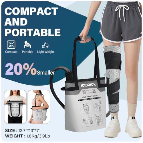 Image of Quiet Ice Machine for Hip After Surgery, Calf Programmable & Timer
