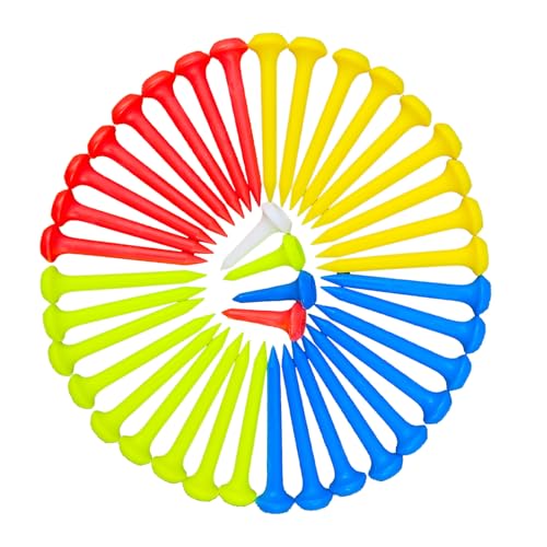 Tees de golf colorés Gikfun GF1002 en plastique résistant pour perfectionner votre swing au club