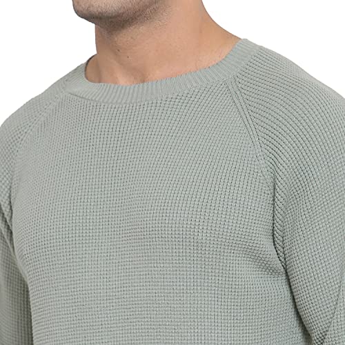Image of Red Tape Men's Pastel Green Sweater