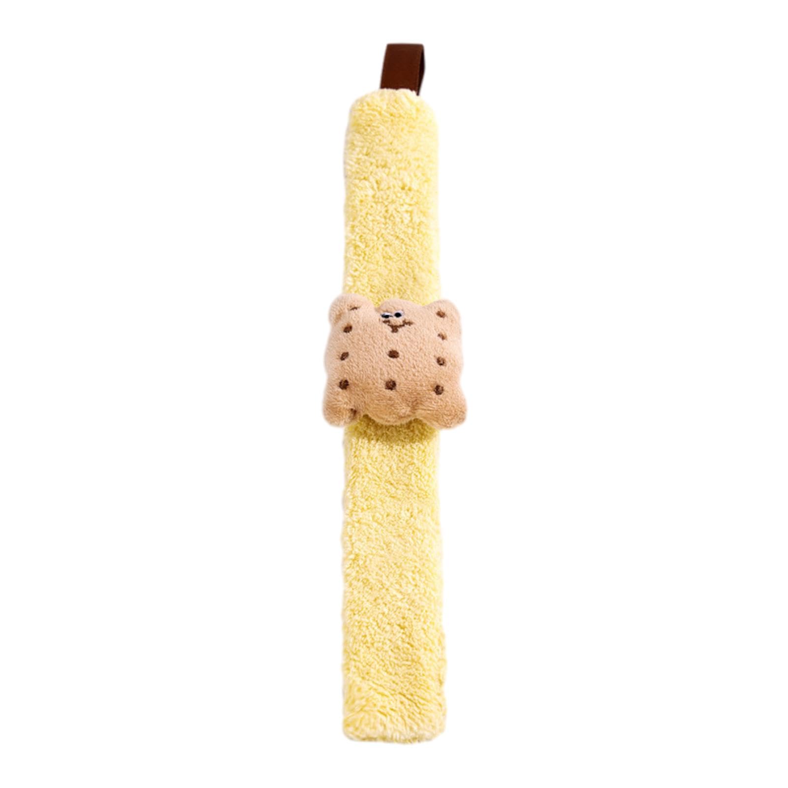 Cubremuñecas para lavarse la cara, pulsera para lavarse la cara,preciosas pulseras de toalla de muñeca para lavarse la cara | Muñeco polar Coral impermeable para mujer, colgante, banda para el sudor a