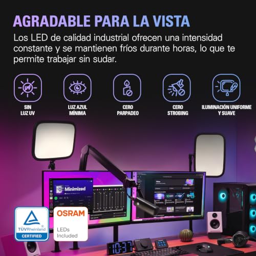 Elgato Key Light luz profesional para mejorar tus directos en Twitch y videollamadas de oficina 4