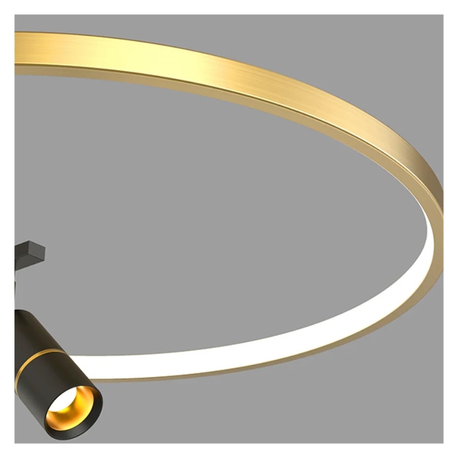 Nowoczesna lampa sufitowa LED do sypialni, jadalni, salonu, lampa wisząca do korytarza, restauracji, oświetlenie do gabinetu, domu dekoracyjnego, 50 cm, złota