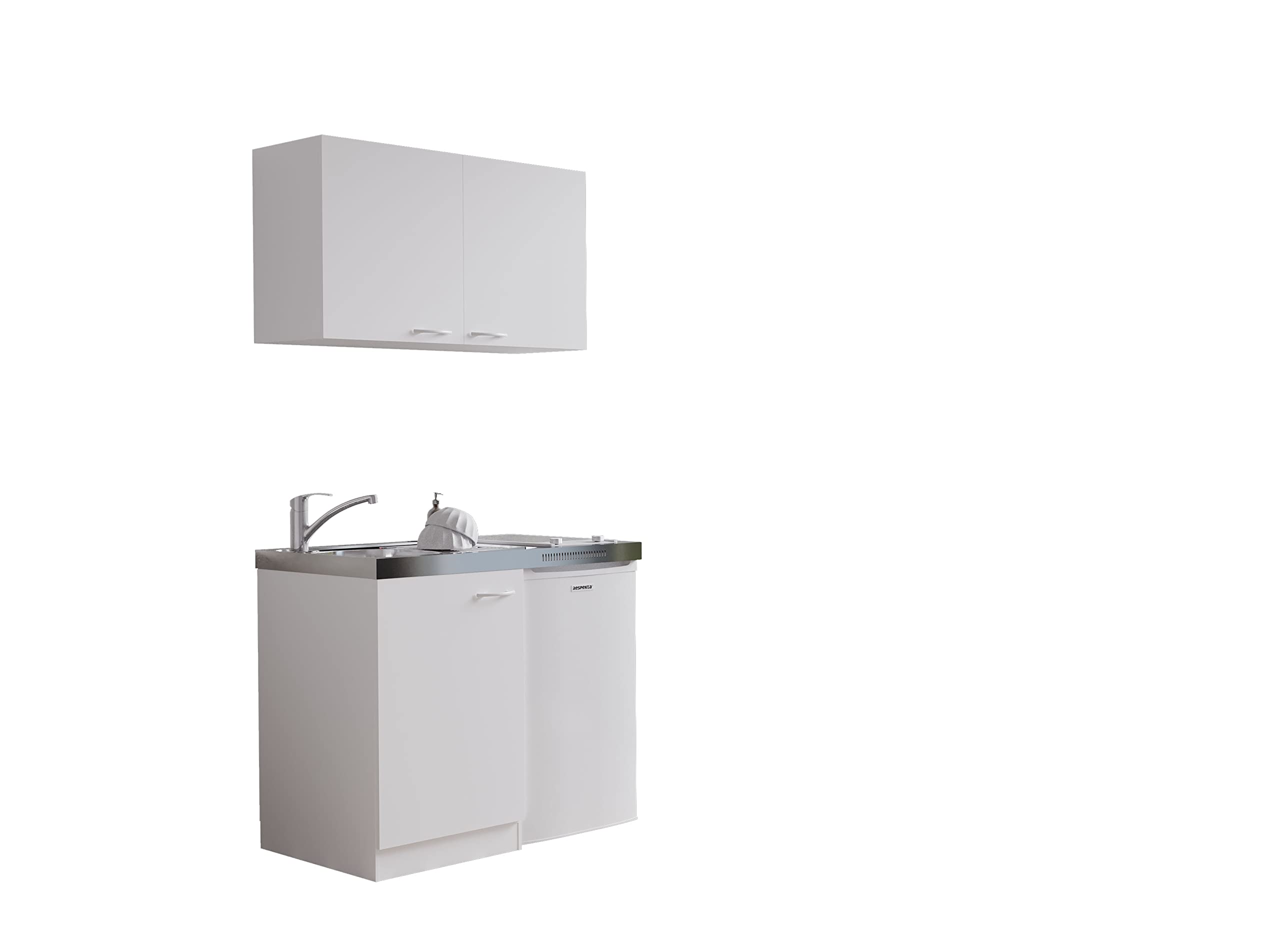 respekta Cucina mini-cucina singola Pantry Bianco Levin 100 cm