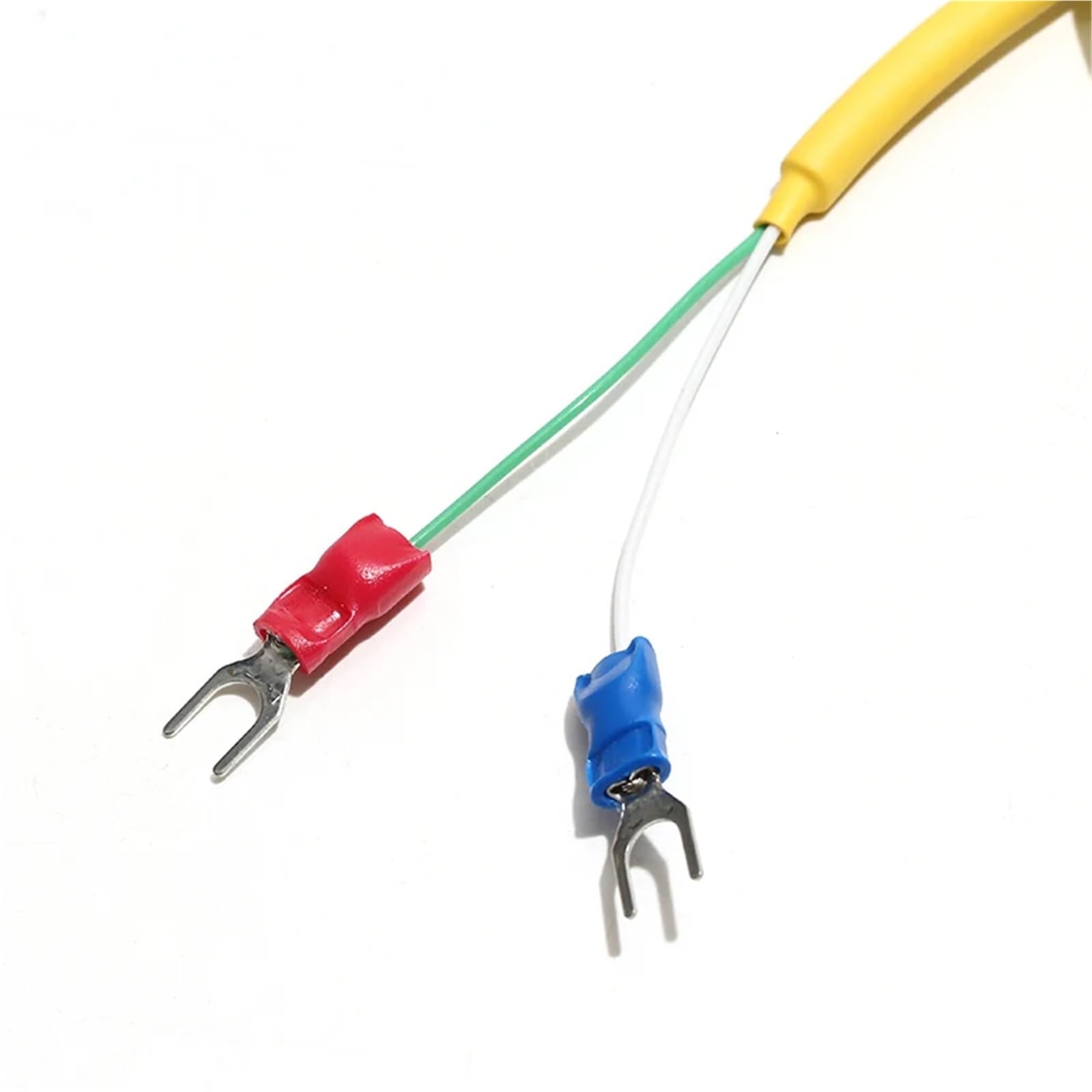1 sensor de temperatura tipo K, sonda roscada de acero inoxidable de 2 m, termopar M12*1,5 mm/M20*1,5 mm, cable blindado con gel de sílice(M20x1.5 probe5x30mm)