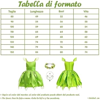 Luxe Tinkerbell Pixie™ feeën kostuum voor meisjes - Kinderkostuums