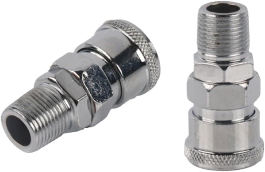 10Pcs/Lot PF20 PF30 PF40 C Type Pneumatic Fast Connector RC1/4 RC3/8 RC1/2(PF20)