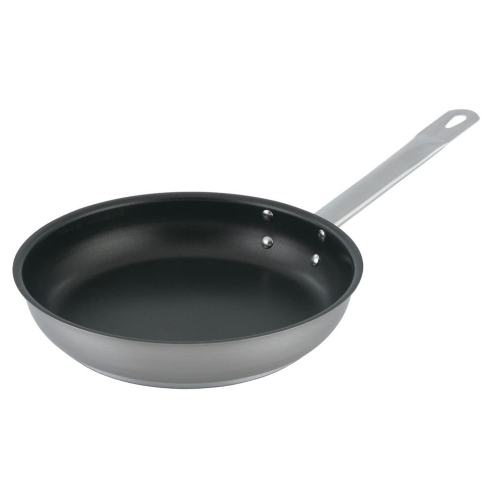 11" Centurion Non-Stick Fry Pan by Vollrath – 11-Inch, 4.0 liters, Stainless Steel, Silver, Model N3411