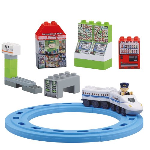 BlockLabo block lab vehicle block N700 Shinkansen Advance block bucket (japan import)