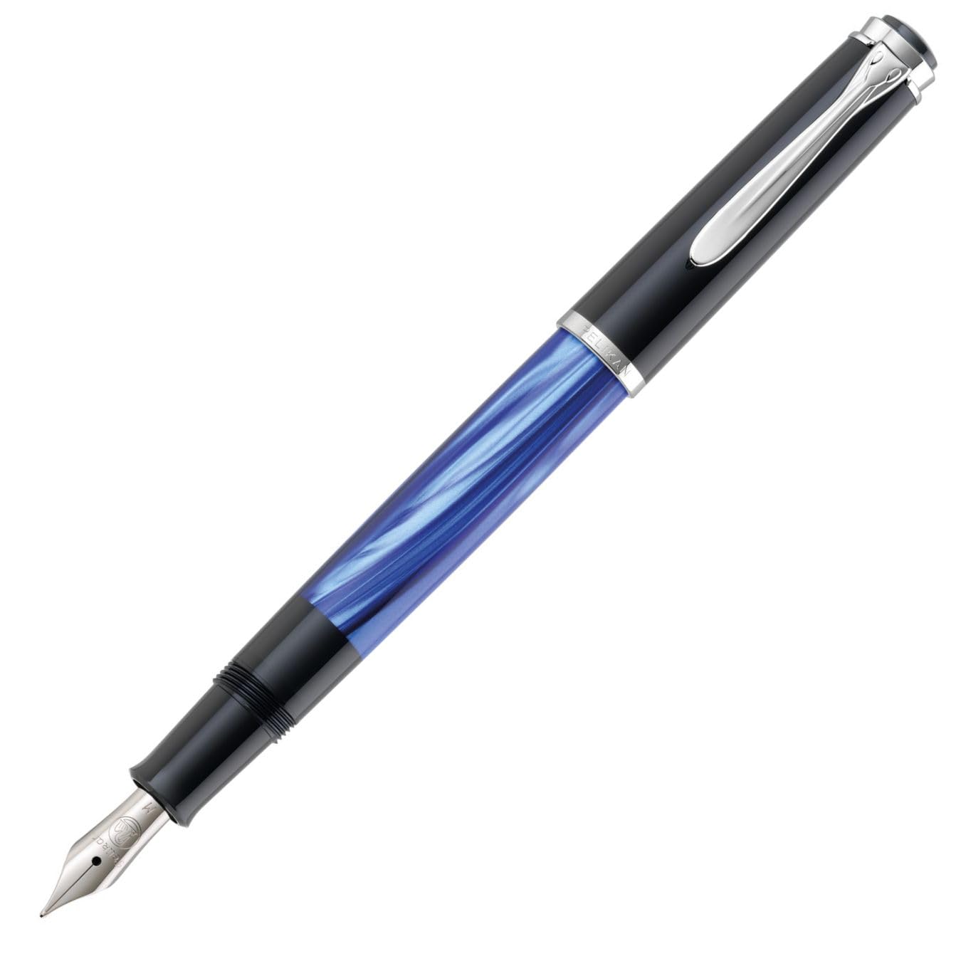 Tradition M205 Blue Marble Fountain Pen, Medium Nib, 1 Each (801973)