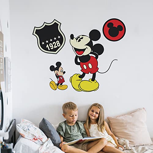 Vinyl Cartoon Mouse Wall Stickers Kids Wall Decals Peel And Stick For Cartoon Decor Stickers Kids Bedroom Playroom Nursery Wall Decor #TOP29