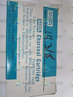 MSA 14318 Charcoal Cartridge, 6/PKG