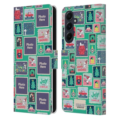 Coque Peanuts Samsung Galaxy A55 5G antichoc en cuir portefeuille pour éviter les rayures