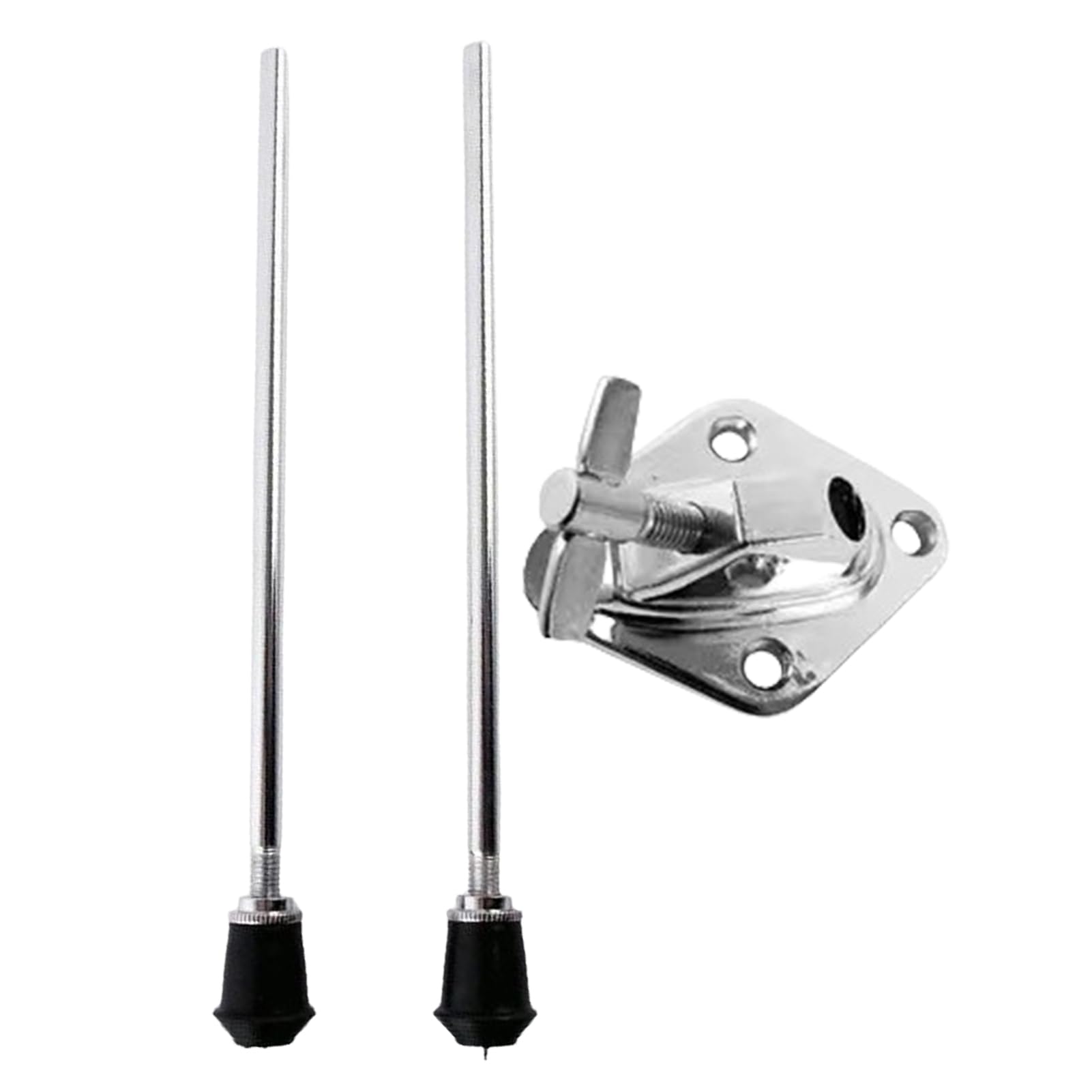 Supports de grosse caisse, pieds de grosse caisse,2X supports de support de batterie - Support de pieds de tambour en métal antidérapant, accessoire d'instrument de musique professionnel