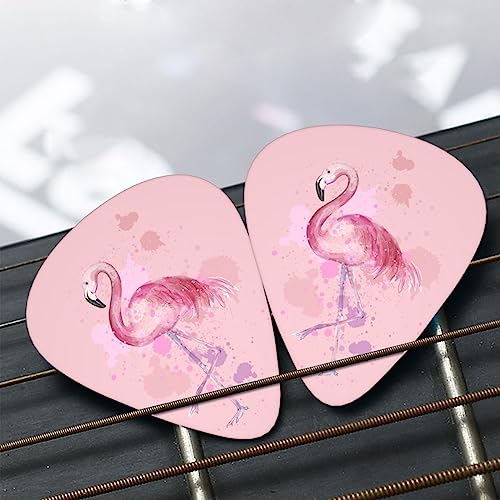 Lot de 12 médiators tendance et durables en forme de flamant rose avec boîte pour ukulélé guitare électrique basse - Les Beatles, Paul McCartney, John Lennon, RIngo Starr, George Harrison Lot de 12 médiators tendance et durables en forme de flamant rose avec boîte pour ukulélé guitare électrique basse – Image 8