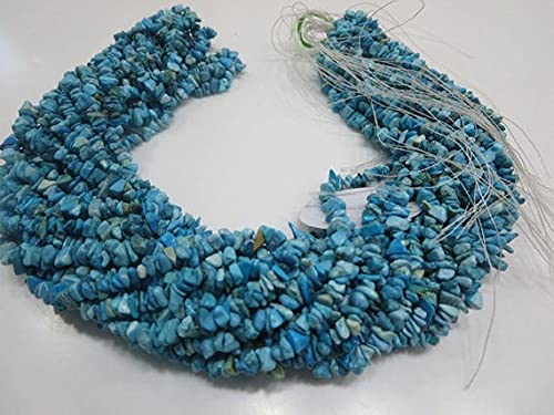 Perles de turquoise 3-4 mm en fil pour créer vos propres bijoux bohèmes d'été