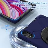 UFinetech Etui do Redmi Pad Pro 12.1, wytrzymałe, odporne na wstrząsy etui Mi POCO Pad 12.1, podpórka obracana o 360°, regulowany pasek na ramię, ochrona całego korpusu, konstrukcja wtyczki