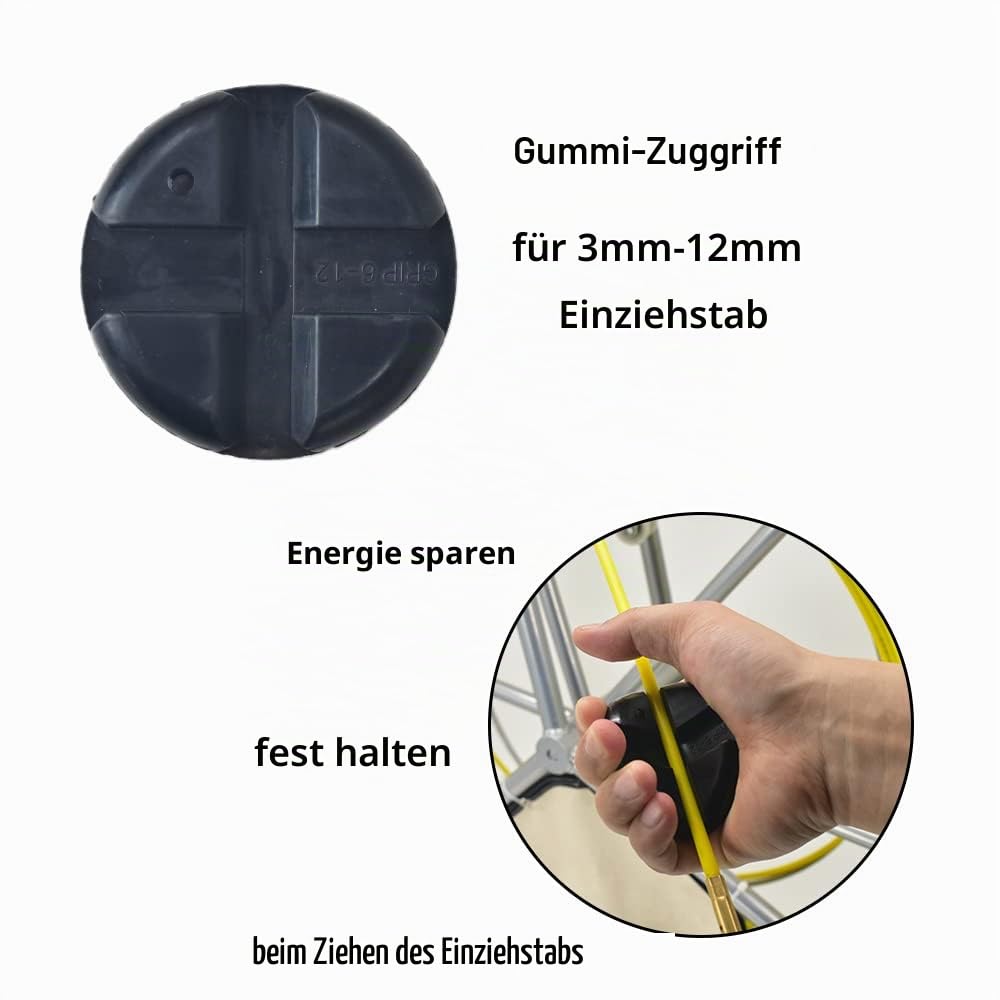 130 m Fischband Fiberglas Kabel Rad 304 Edelstahl Fischband Fiberglas 6mm *130m Rohr Rodder (130m)