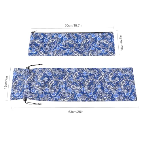 GUSTARIA Empty Mahjong Bag for American Mahjong Tiles and Pushers
| GUSTARIA Protective Sleeve Mahjong Bag for American Mahjong Sets
| GUSTARIA Blue Printed Mahjong Bag for American Tile Storage