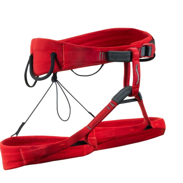 FIXE - Arnés Ágil de Escalada Deportiva y Indoor - Triple Webbing para Confort y Estabilidad - Hebillas de Aluminio Ajustables (Medium)