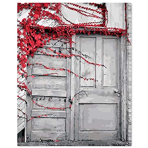 TianMai Version 3.0 HD Paint by Number Kits for Adults Kids 3-Dimension PBN Kit Paintworks Digital DIY Oil Painting Canvas Kits Flower (N1, Framed)