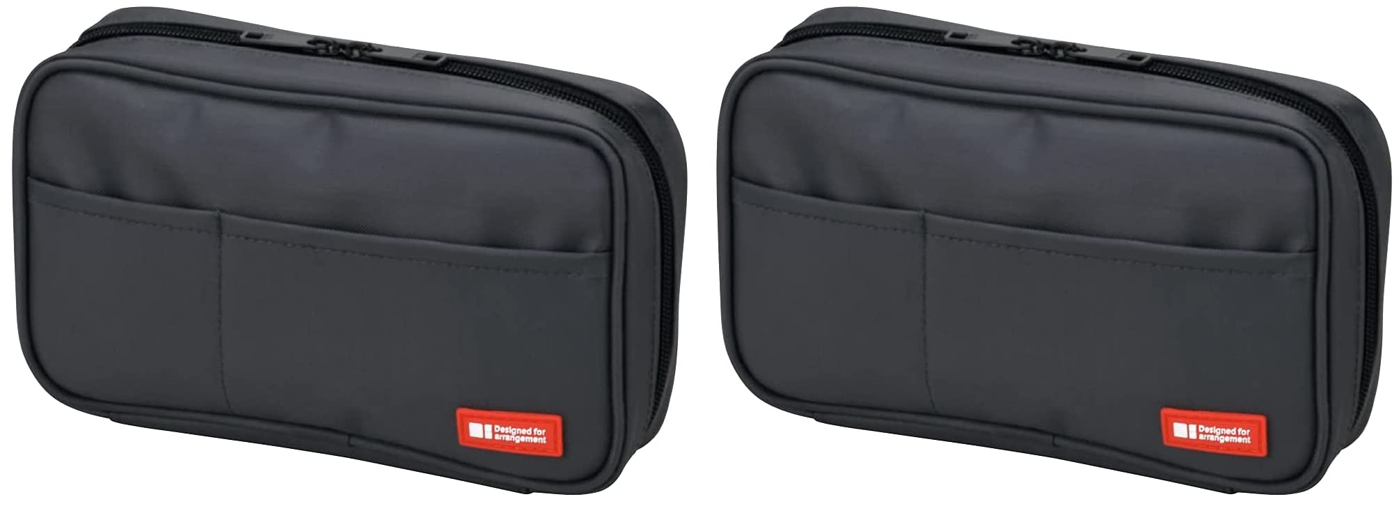 LIHIT LAB Zipper Pen Case, 7.9 × 2 × 4.7 Inches, Black (A7551-24) — Amazon image 12