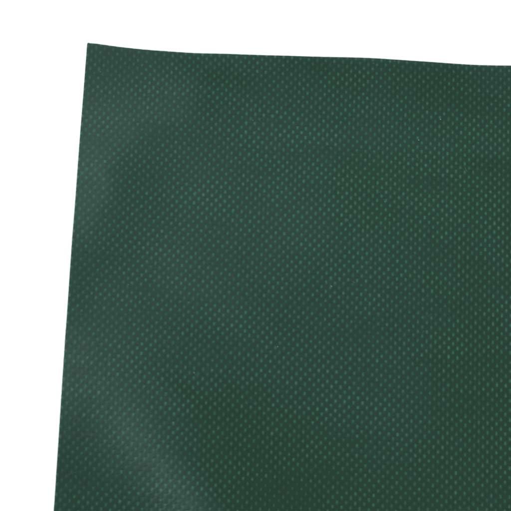 Telone verde rivestito in PVC, 4 x 8 m, 650 g/m², resistente alle intemperie, con occhielli, protezione per mobili da giardino, rimorchi, auto, barca, bicicletta, inverno, resistente ai raggi