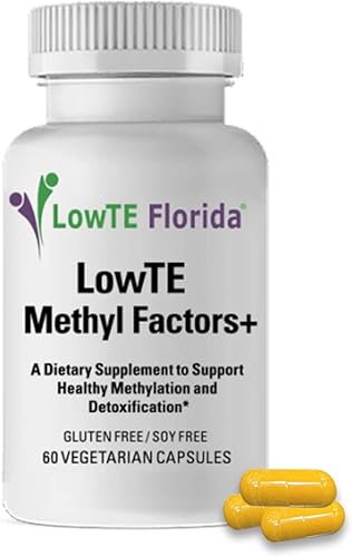 LowTE Florida Methyl Factors + - 60 cápsulas I Vitaminas B, folato y riboflavina para la función normal del corazón, hígado y cerebro*, suplemento