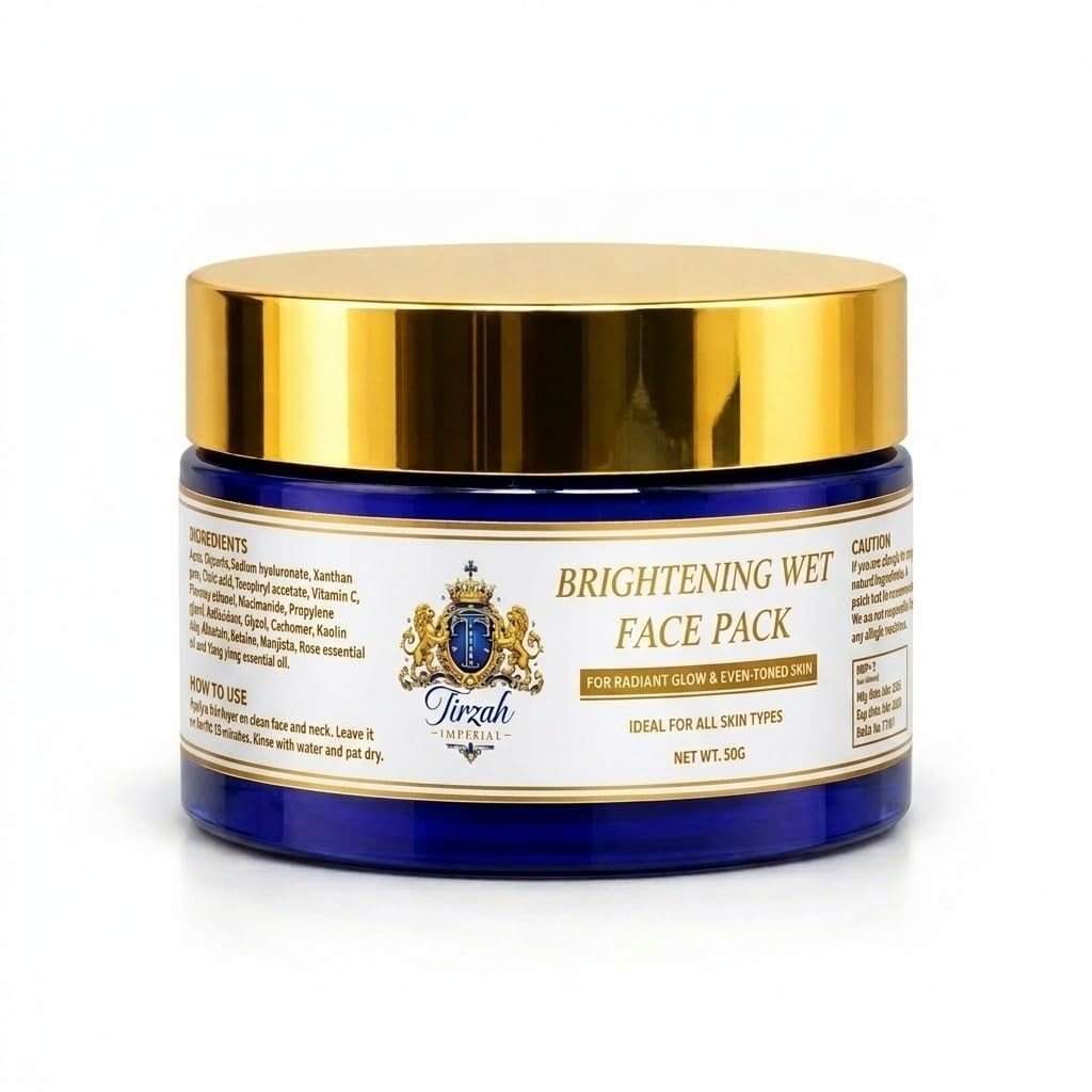 Tirzah Imperial Brightening Wet Face Pack – Vitamin C & Niacinamide Clay Mask with Hyaluronic Acid & Vitamin E – Deep Hydr... - Review, Price and Buying Guide
