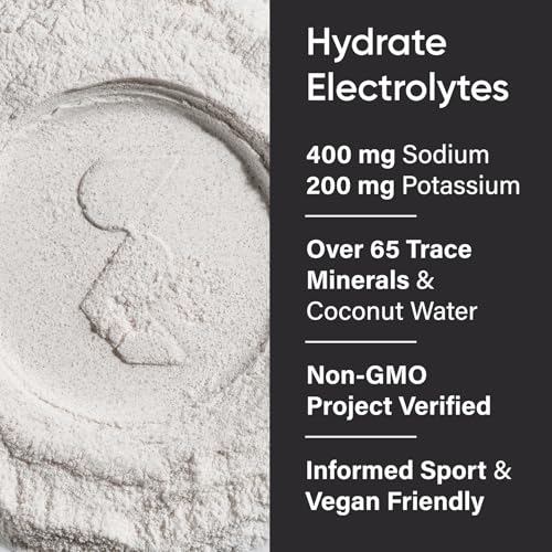 Sports Research® Hydrate Electrolytes Powder Packets - Sugar-Free & Naturally Flavored with Vitamins, Minerals, and Coconut Water - Supports Hydration - 16 Packets - Variety Pack | Sugar-Free - Image 7