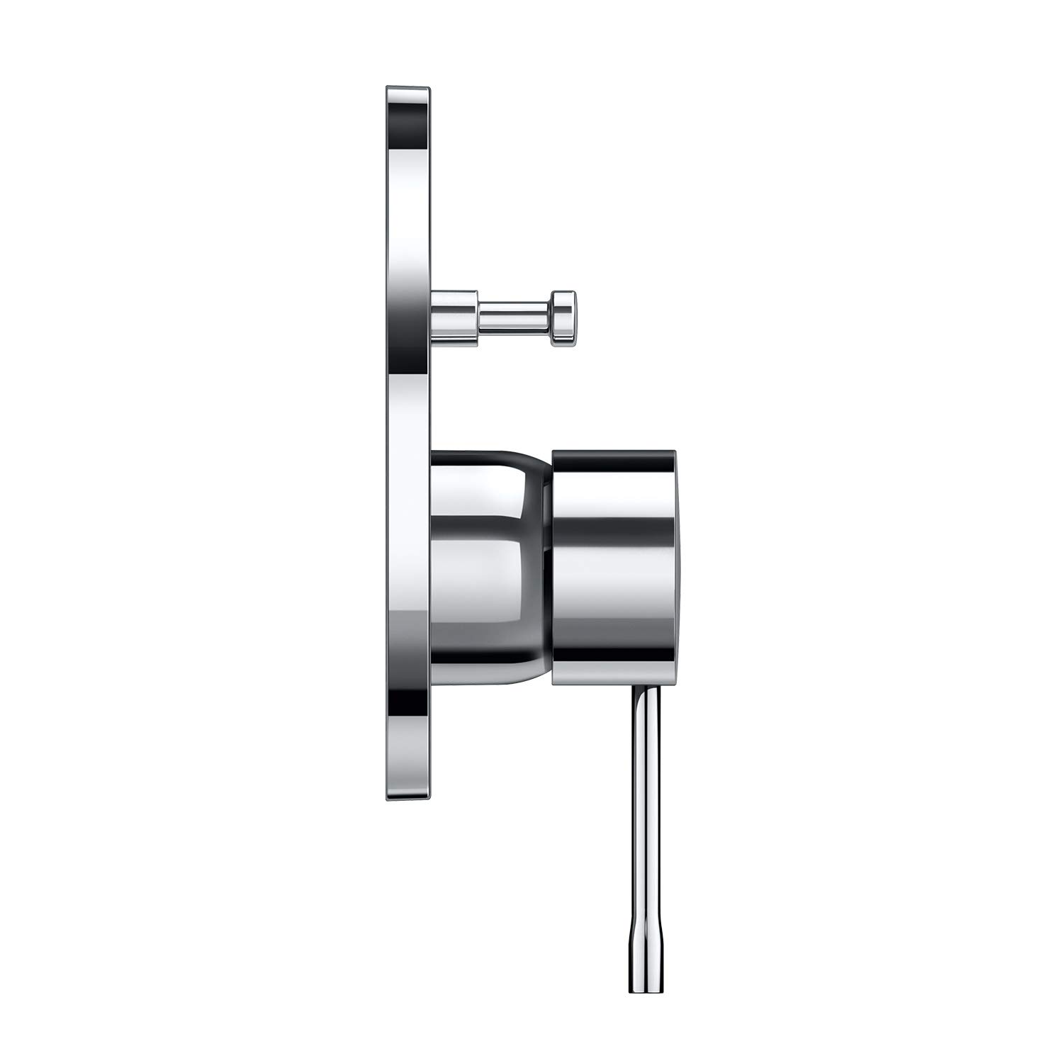 Grohe Essence jednouchwytowa bateria wannowa, zestaw gotowy do monta?u, okr?g?a ró?a, automatyczny prze??cznik wanna/prysznic, Kolor: Chrom - 24058001