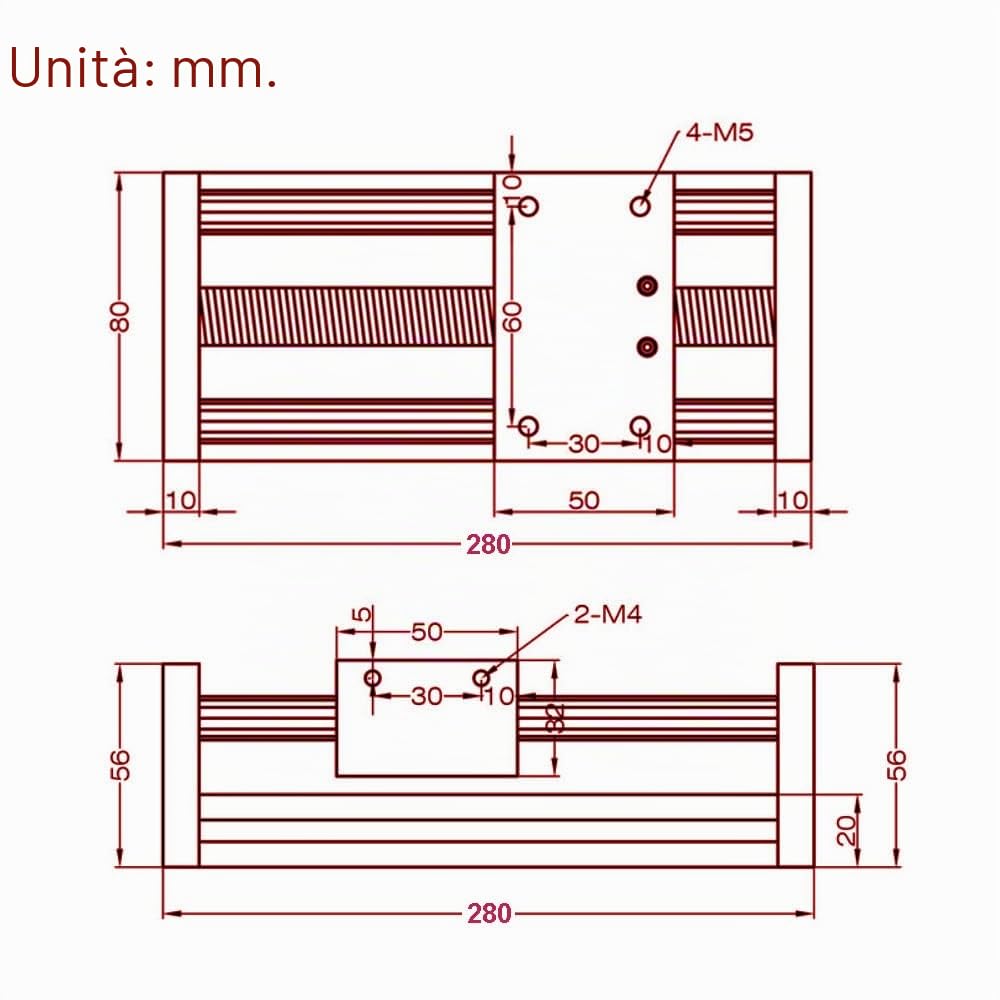 200mm di lunghezza effettiva viaggio doppio asse ottico manuale manuale guida guida guida lineare vite a sfera SFU1605 con volantino per Trasformazione attrezzature CNC