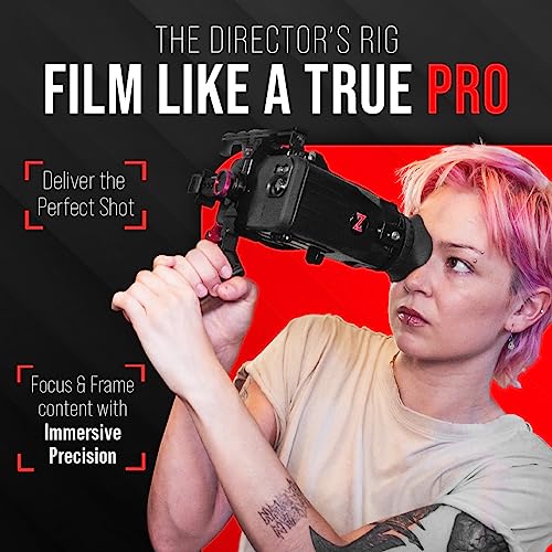 Image of Zacuto Director's Rig | Smartphone Video Rig with Smart Z Finder, Director's Grip, Accessory Rail, Bridge, Diopters & Anti-Fog Shields | Filmmaking & Content Creator Accessories for Mobile Phones