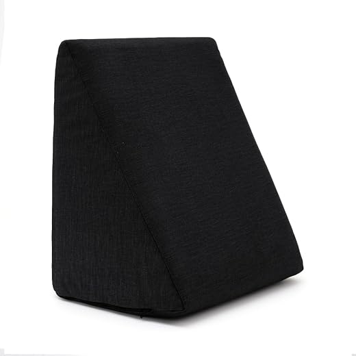 Wakefit Memory Foam Wedge Pillow | Helps Reduce Acid Reflux, Snoring &amp; Back Discomfort | Soft Washable Cover | Multi-Use S...