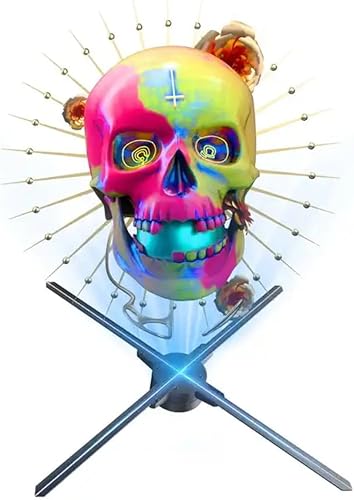 Miniatura 8 de Ventilador de exhibición publicitaria holográfica 3D de 17.7 pulgadas, 800 P de alta resolución y WiFi añadido, ventilador de proyector holográfico