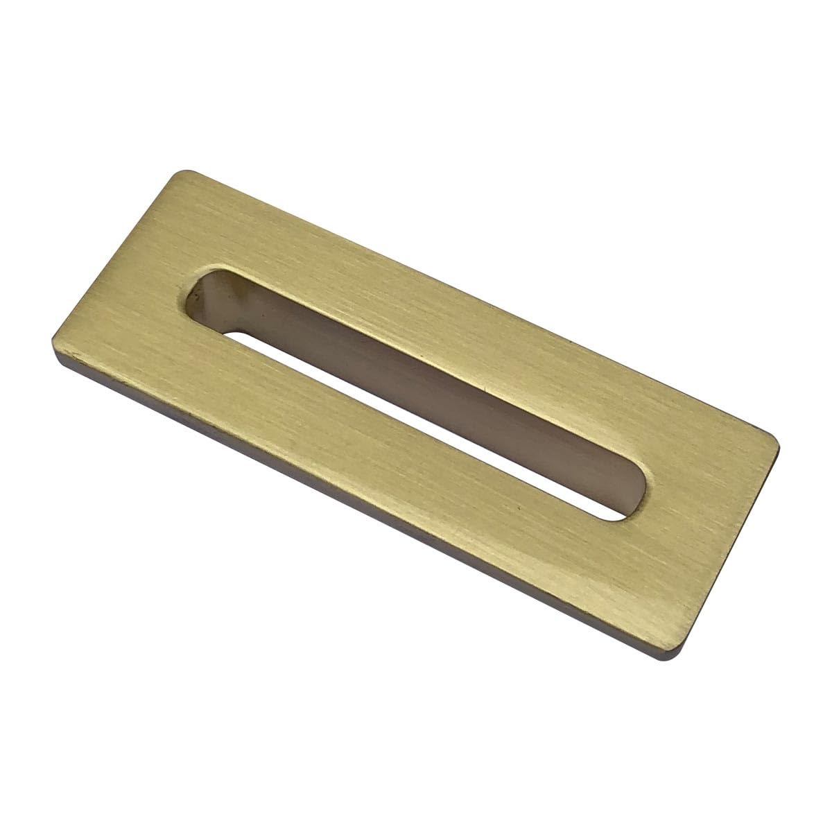 Apres Sink Overflow Cover | Basin Sink Hole Cover Square | Brushed Brass | Rectangle Overflow Cover | Basin Trim for Bathroom Sink Toilet Wash Basin (Brushed Brass)