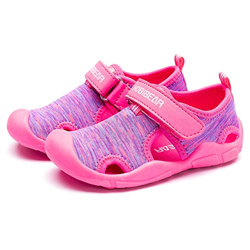 FCTREE Boys Girls Cute Aquatic Water Shoes Quick Dry Toddler Little Kid Sport Sandals