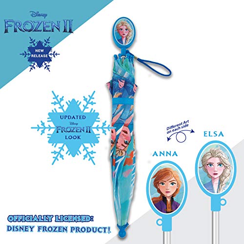Disney Kids Umbrella, Frozen/Princess/Minnie Mouse Toddler and Little Girl Rain Wear for Ages 3-6 - Image 6