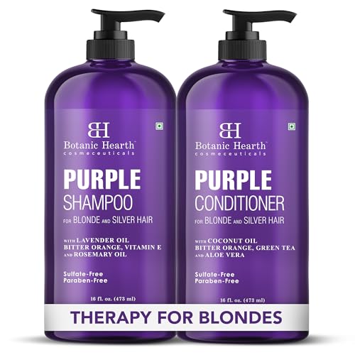 Botanic Hearth Purple Shampoo And Conditioner Set