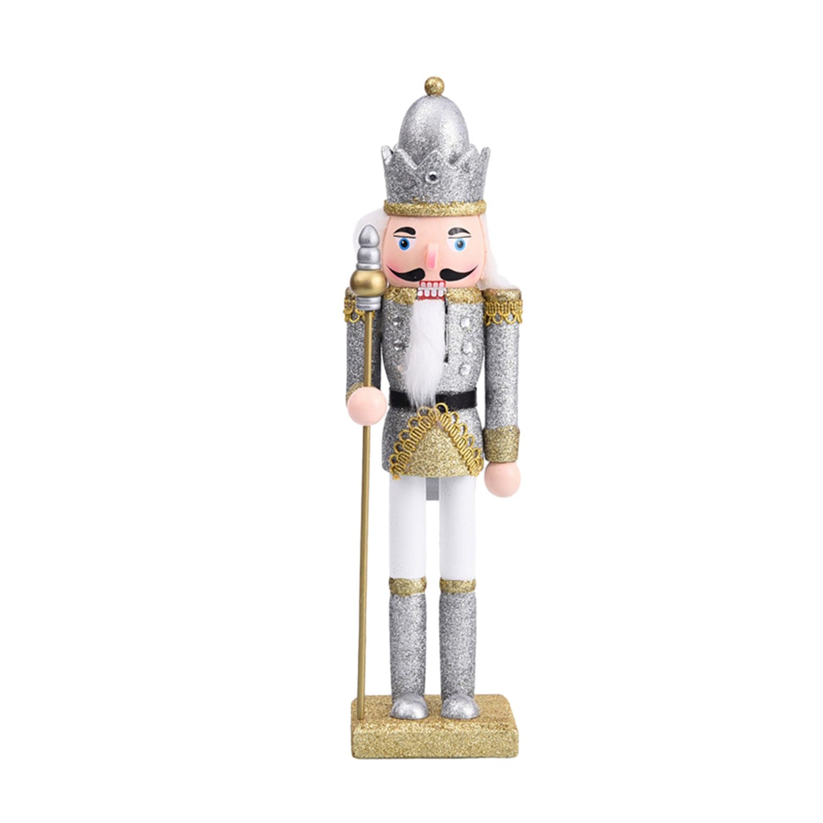 Tsophreniq Nutcrackers Puppet Soldier Ornament Christmas Decoration Traditional Wooden Nutcrackers Doll Handcraft Home Decorations Christmas Soldier