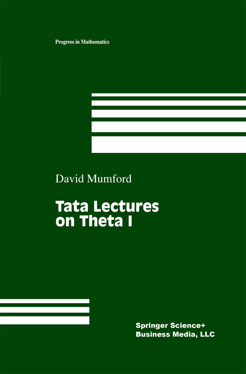 Buy Tata Lecture on Theta I: Vol 28 (Progress in Mathematics) — BookShops.in