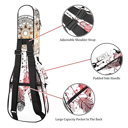 Sac de transport pour ukulélé ténor imperméable rembourré - 3