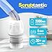Scrubtastic Spin Scrubber, Electric Shower Scrubber – Rechargeable, Multipurpose Extendable Tile Cleaner, Bathroom, Floor & Grout Bathtub Power Scrubber with 3 Rotating Brush Heads, Improved for 2022