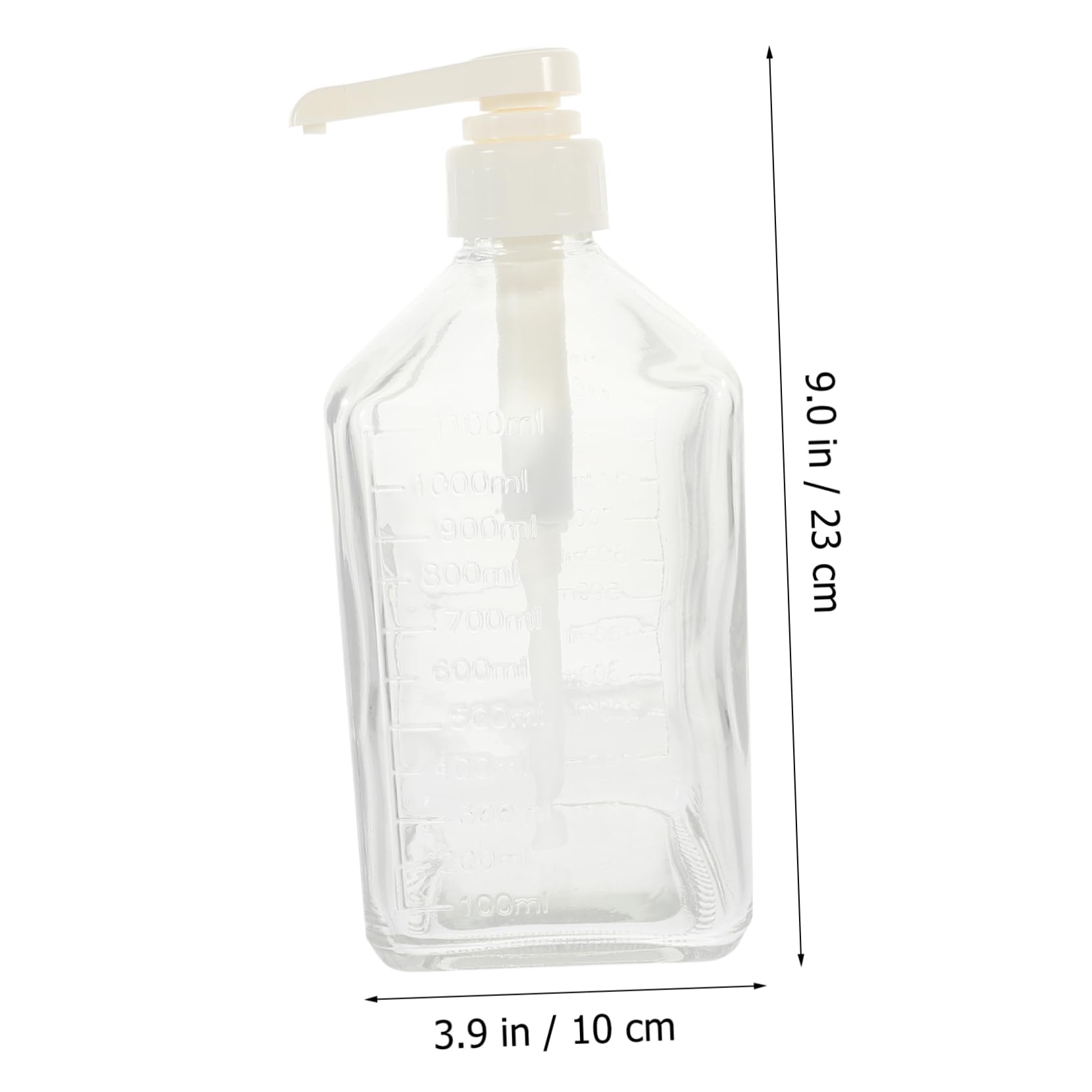 FUNOMOCYA Syrup Pump Bottle Sugar Container Fine Craftsmanship Sugar Dispenser Multifunctional Liquid Dispenser for Home Restaurant