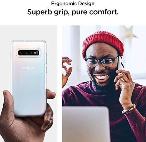 Spigen Liquid Crystal Case Compatible with Samsung Galaxy S10 - Crystal Clear