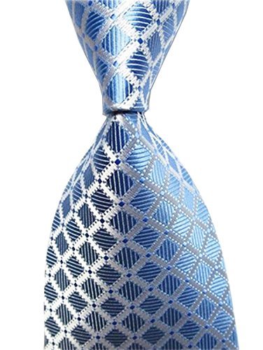 Wehug Lot 10 PCS Classic Men's tie 100% Silk Tie Woven Jacquard Neckties Ties for men - Thumbnail 3