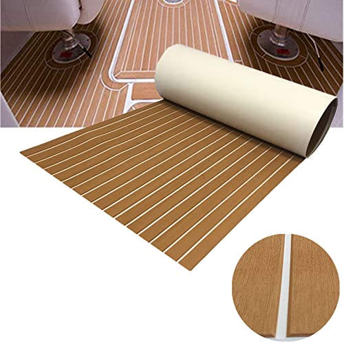 yuanjiasheng 90x240cm Eva-Schaum Deckbeschläge für Boote Yacht Marine Bodenbelag Rutschfester Teppich Mit Kleberücken Anti-Rutsch Umfrage Plattformen Kühler Oben Sitzplätze Pad Cover